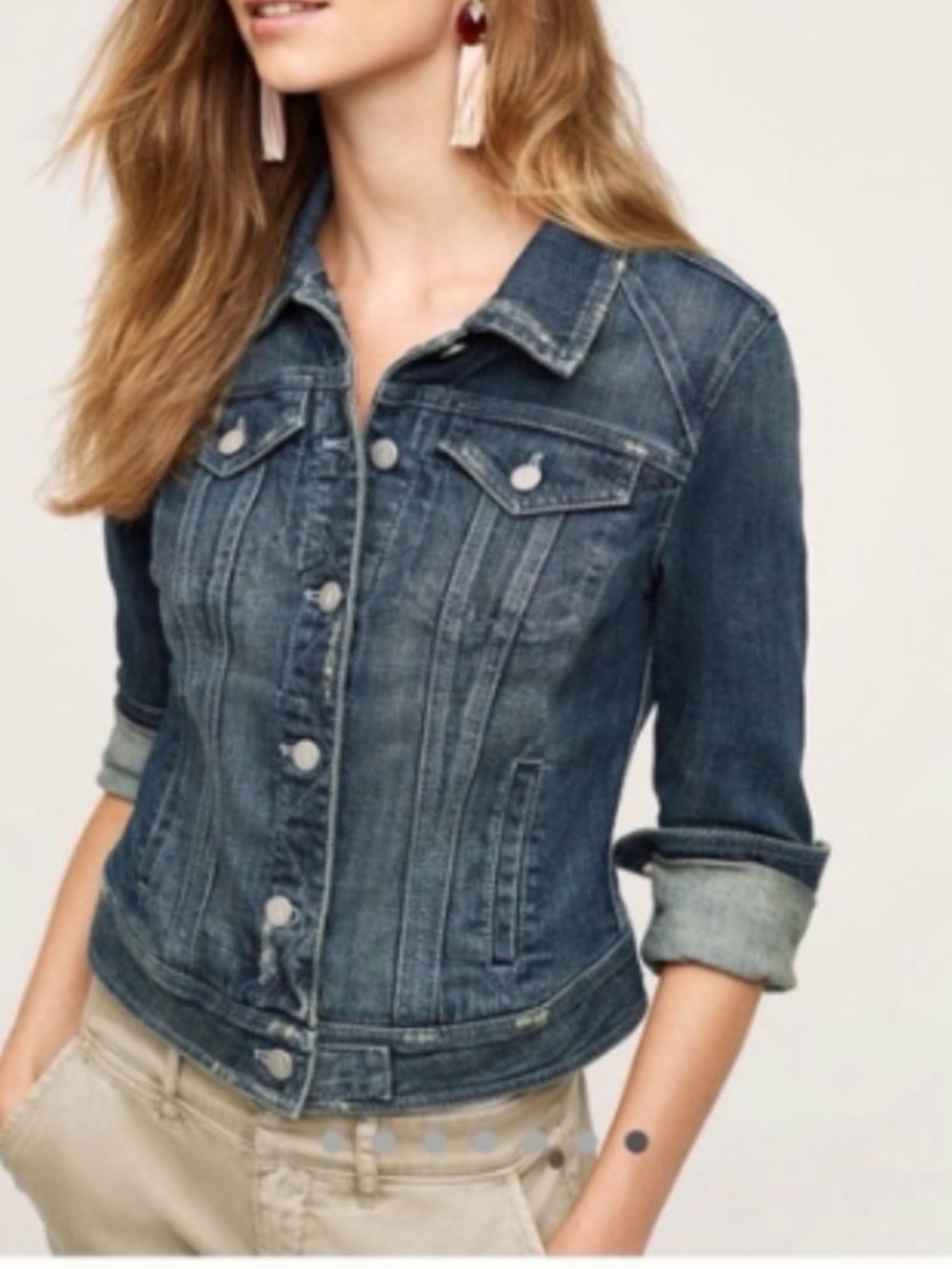 Pilcro and the Letterpress Blue Denim Jacket - Women S